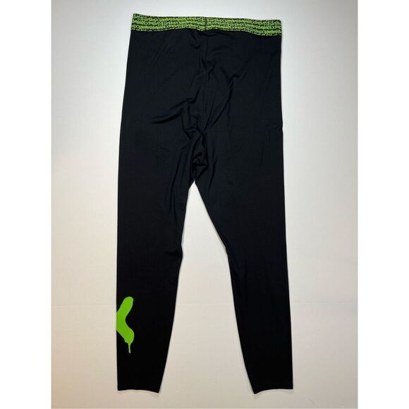 Savage X Fenty by Rihanna Forever Savage Legging Black Neon Green Detail XL 1X - Picture 8 of 10